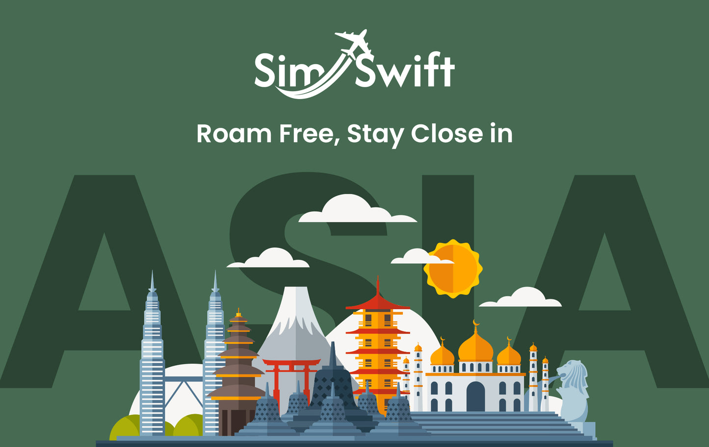 Asia (20 areas) e-SIM