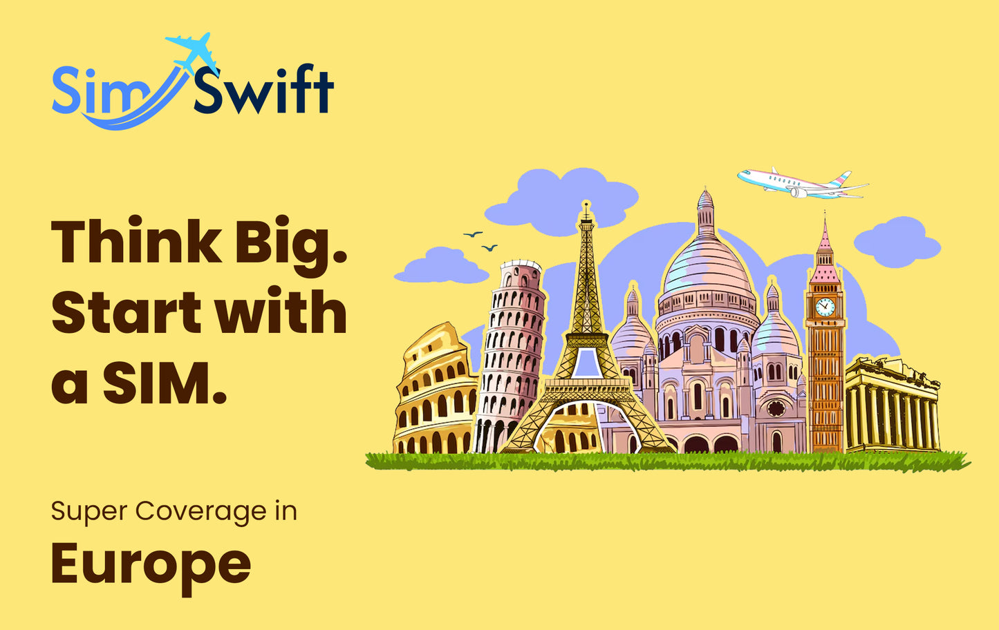 Europe (30+ areas) e-SIM