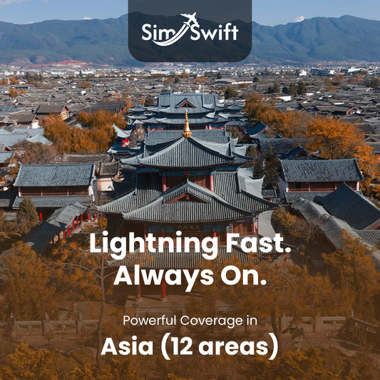 Asia (12 areas) e-SIM