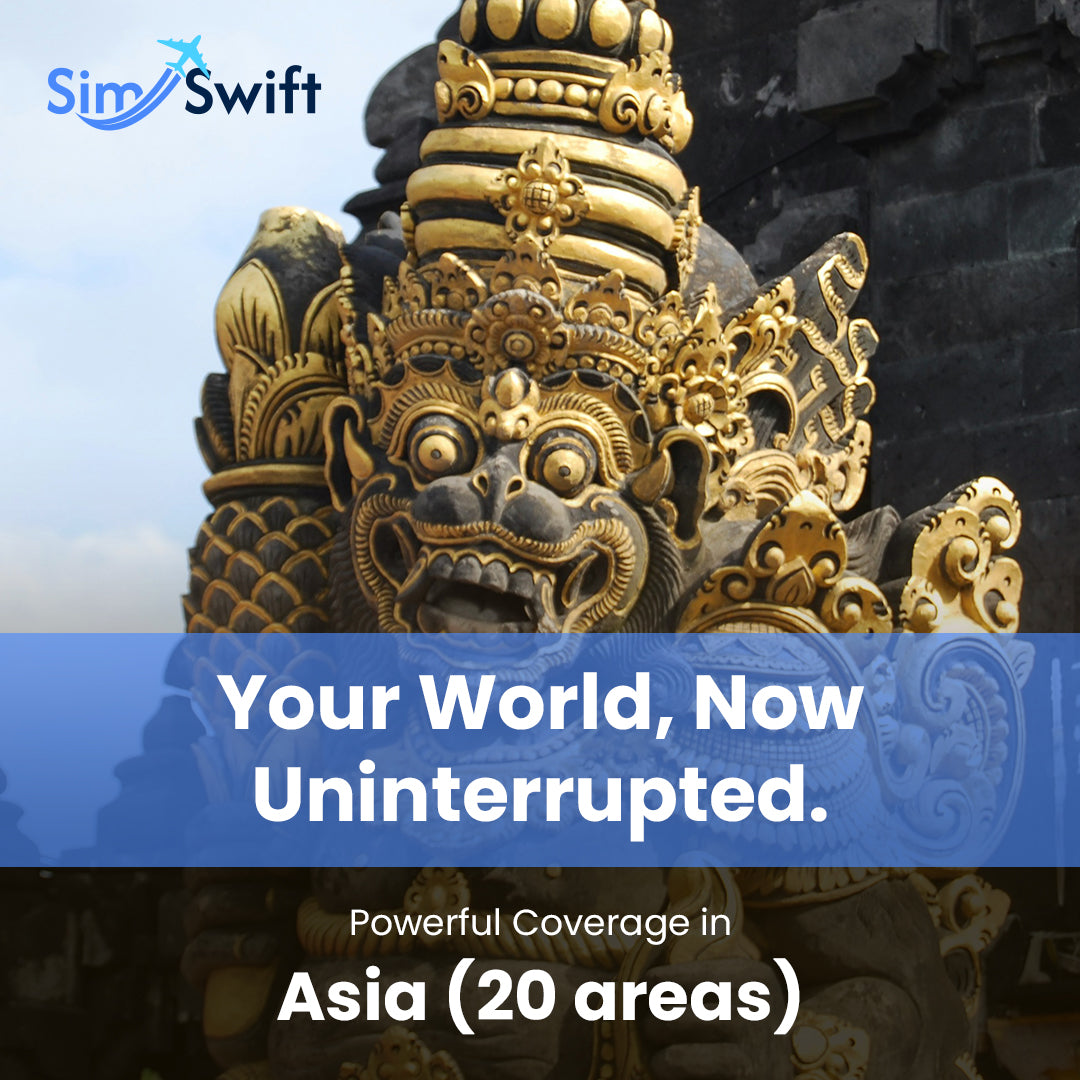 Asia (20 areas) e-SIM - Daily Plan