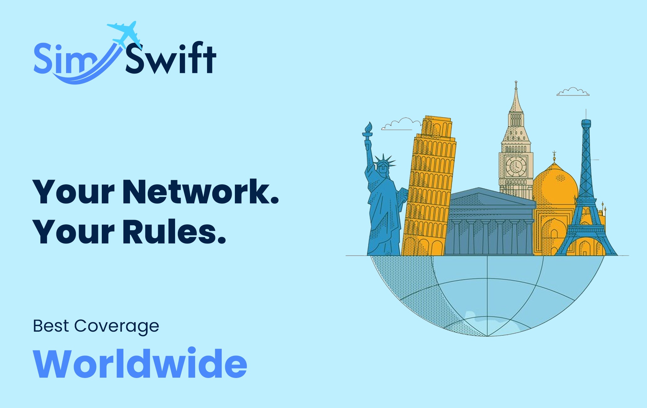 Global (120 areas) e-SIM Top-ups