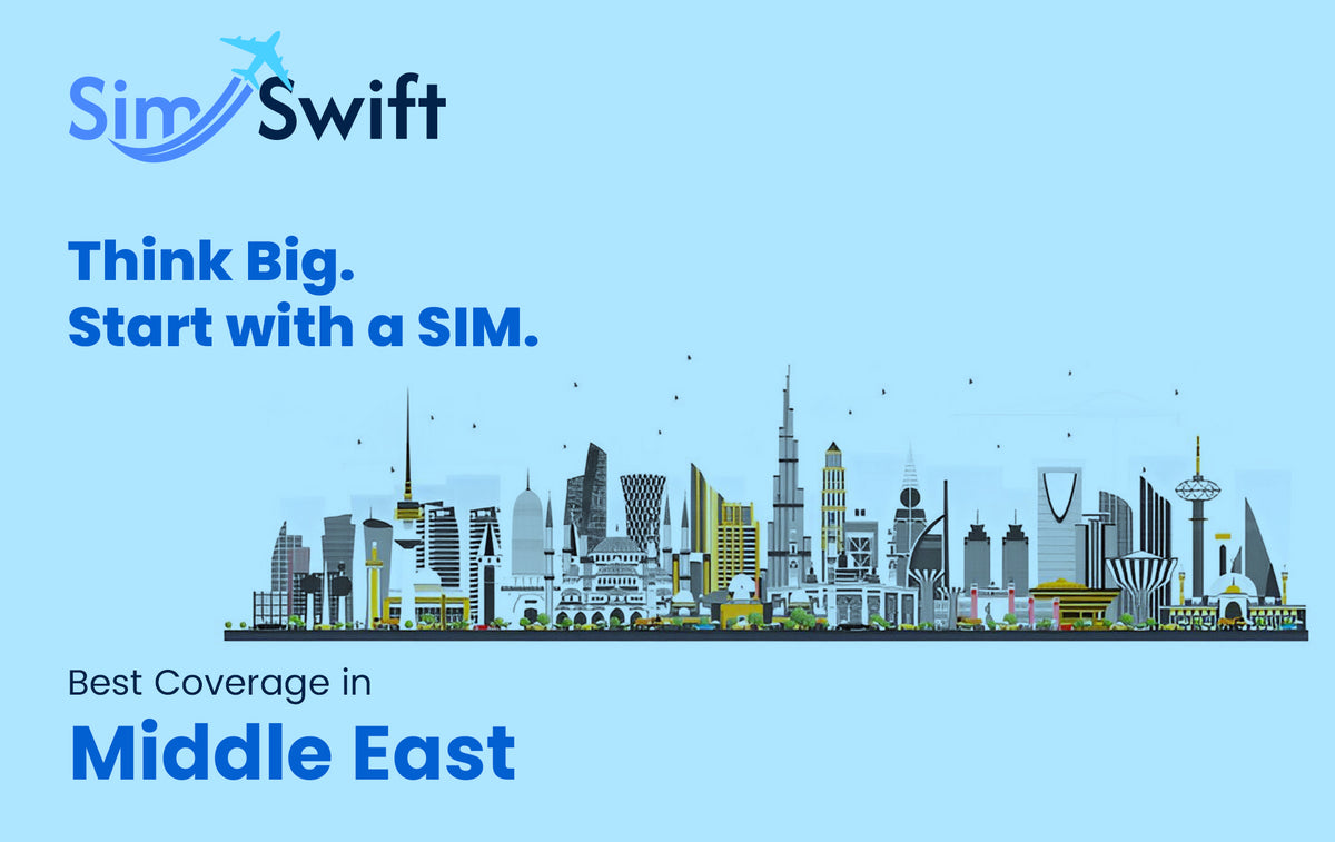 Middle East & Northern Africa (12 areas) e-SIM