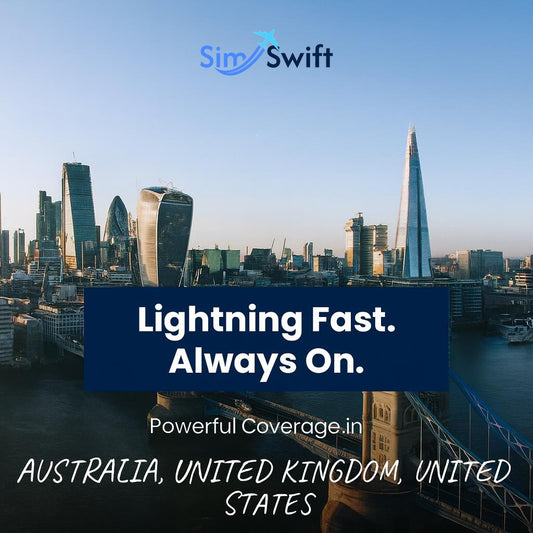 Australia, United Kingdom, United States eSIM