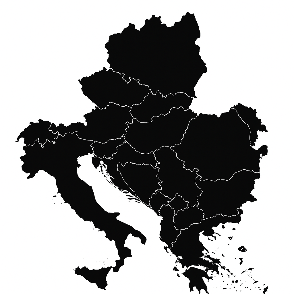Balkans, Central Europe, Southern Europe (7 areas) e-SIM - Daily Plan