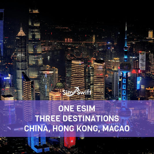 China, Hong Kong, Macao e-SIM Top-ups