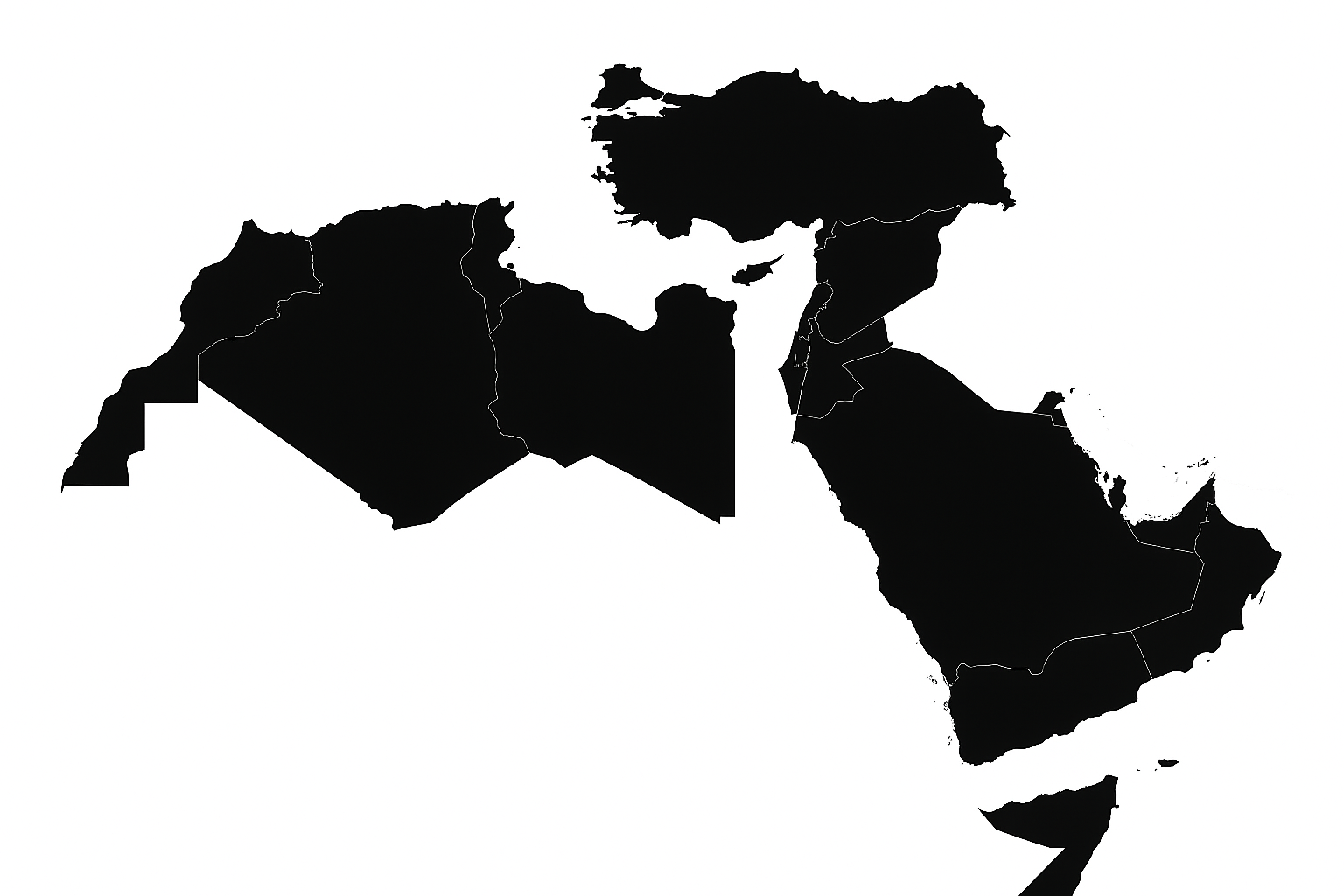 Western Asia, Middle East, Northern Africa (12 areas) e-SIM