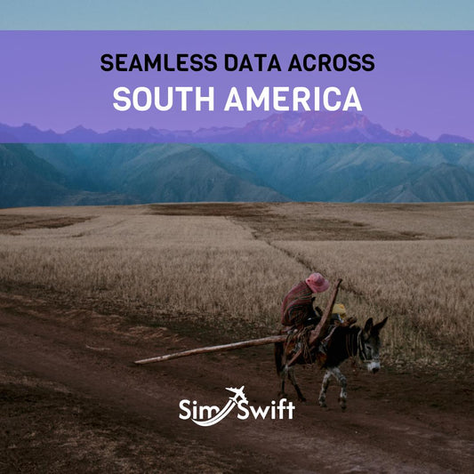 South America (17 areas) e-SIM Top-ups